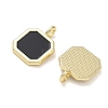 Alloy Acrylic Pendants AL-CBA4262-03G-02-2