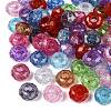 Transparent Acrylic European Beads OACR-Q200-16-1