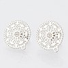 Non-Tarnish 304 Stainless Steel Stud Earring Findings STAS-S079-31B-1