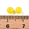 Opaque Solid Color Glass Beads GLAA-N007-4mm-A09-3