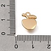 Brass Micro Pave Clear Cubic Zirconia Charms KK-N290-22G-3