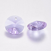 Faceted Glass Rhinestone Charms RGLA-F049-10mm-371-2