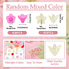 200Pcs 2 Styles Transparent & Frosted Acrylic Beads OACR-TA0004-72A-4