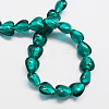 Handmade Silver Foil Glass Beads LS-X-FOIL-R050-15x10mm-11-1