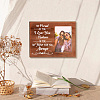 MDF Wood Photo Frames DIY-WH0231-078-7