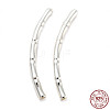 925 Sterling Silver Tube Beads STER-Z004-04A-1