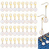 36Pcs 36 Style Letter A~Z & Number 0~9 Alloy Enamel Pendant Stitch Markers HJEW-NB00016-1