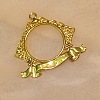 Zinc Alloy Open Back Bezel Pendants PALLOY-F242-03G-03-1