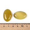 Natural Yellow Agate(Dyed & Heated) Cabochons G-N361-05B-06-3