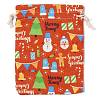 Christmas Theme Cloth Printed Storage Bags ABAG-F010-02B-03-1