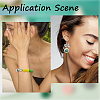 50Pcs 5 Colors Round Food Grade Eco-Friendly Silicone Focal Beads SIL-SP0001-03-5