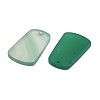 Natural Green Onyx Agate Pendants G-G350-04-2