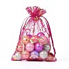 Organza Drawstring Jewelry Pouches OP-I001-B08-3