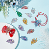 35Pcs 7 Colors Resin Cabochons DIY-FG0007-13-3