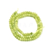 Dyed Natural Malaysia Jade Rondelle Beads Strands X-G-E316-2x4mm-41-2