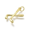 Brass Pendants KK-K400-13G-2