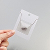 Plastic Necklace Chain Adhesive Pouch for Necklace Display Cards AJEW-P088-01C-3