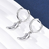 Chili Brass Hoop Earrings EJEW-Q015-17P-3