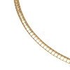 4MM 304 Stainless Steel Flat Snake Chain Necklaces MAK-Z004-07G-2