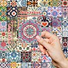 50Pcs Cartoon Tile Paper Sticker STIC-C012-07-3