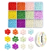 DIY Candy Color Seed Beads Bracelet Making Kit SEED-YW0001-79-1