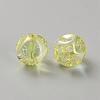 Plating Acrylic Beads OACR-WH20006-01F-2