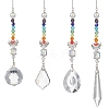 Glass Window Hanging Suncatchers HJEW-JM04524-2