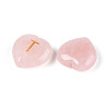 26Pcs 26 Styles Natural Rose Quartz Heart Beads G-T144-A03-4