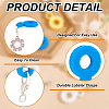 8Pcs 4 Colors Silicone Straw Pendants FIND-GO0003-51-5