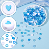 1200Pcs 10 Styles Opaque Plastic and  Opaque Acrylic Beads KY-PA0001-15B-6