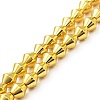 Electroplated Non-magnetic Synthetic Hematite Beads Strands G-G849-02G-1