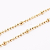Brass Ball Chain Necklaces NJEW-JN03373-2