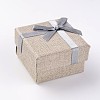 Square Cardboard Rings Boxes X-CBOX-D028-01-2