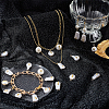 16 Sets 8 Styles ABS Plastic Imitation Pearl Pendants PALLOY-GA0004-13-5