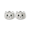 Alloy Micro Pave Sea Green Cubic Zirconia Pendants FIND-H024-15P-1