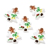 Christmas Theme Handmade Lampwork Beads LAMP-I027-07Z-1