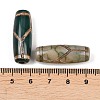 Tibetan Style dZi Beads TDZI-E004-59-3
