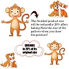 DIY Plastic Heat Shrink Film Paper & Iron Keychain Kits DIY-YW0009-30-4
