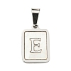 304 Stainless Steel Pave Natural White Shell Pendants STAS-S130-03P-E-1