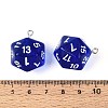 Transparent Acrylic Pendants MACR-O044-03C-3