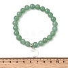 Tibetan Style Star & Moon & Sun Alloy Charm Bracelets BJEW-JB01919-3