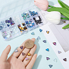 160Pcs 10 Styles Electroplate Transparent Glass Beads Strands EGLA-SP0001-21-3