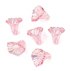 Transparent Acrylic Bead Caps OACR-G054-03H-1