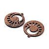 Walnut Wood Laser Cut Pendants WOOD-Q051-05J-2