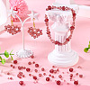 4 Strands 4 Styles Glass Beads Strands EGLA-TA0012-97A-7