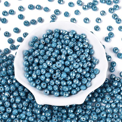 Opaque Colours Glass Seed Beads SEED-N007-34H-1