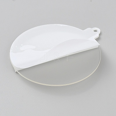 Transparent Acrylic Big Pendants TACR-WH20003-04-1
