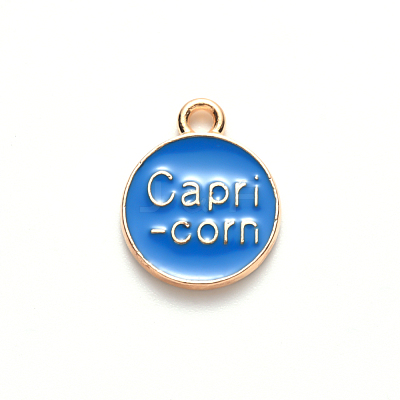 Alloy Enamel Pendants X-ENAM-S124-01A-02E-1