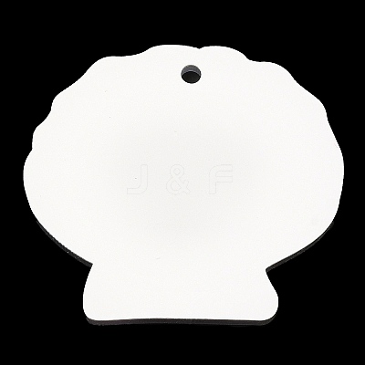 Ocean Themed Opaque Printed Acrylic Pendants SACR-L004-03B-1