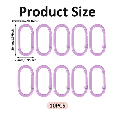 10Pcs Alloy Spring Gate Rings FIND-TA0009-25E-1